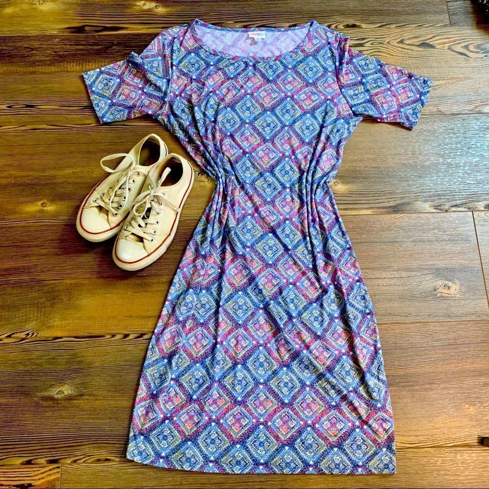 LuLaRoe Julia Women’s A-Line Dress Size Xl 16-18
